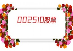 002510股票(002510股票历史交易数据)