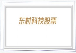 东材科技股票(东材科技股票分析)