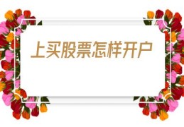 上买股票怎样开户(新手买股票怎样开户)