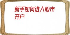 新手如何进入股市开户(新手如何进入股市)