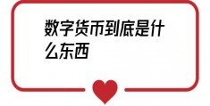 数字货币到底是什么东西(数字货币的背书是什么东西)